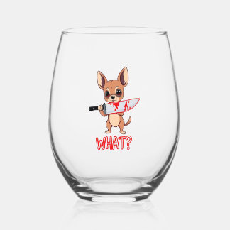 Vaso De Vino Chihuahua Sweet Little Pup