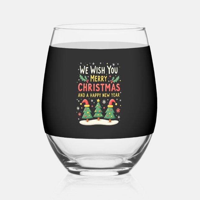 Vaso De Vino Christmas Christmas Christmas Christmas Christmas  (Anverso)