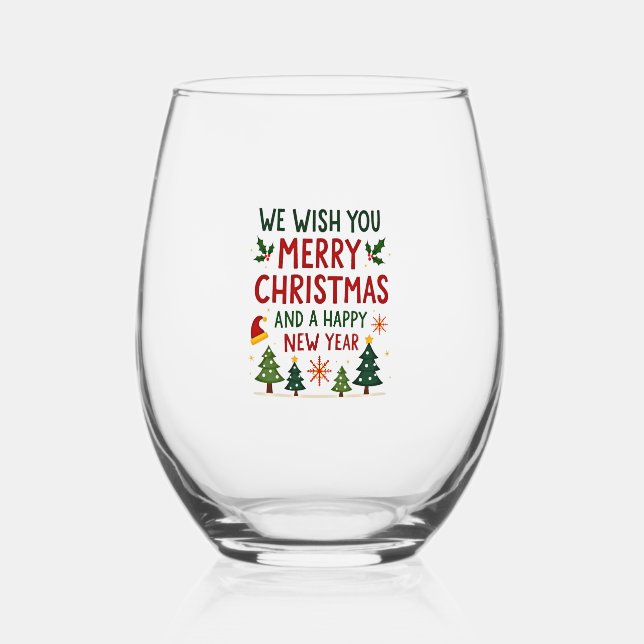 Vaso De Vino Christmas Christmas Christmas Christmas Christmas  (Anverso)