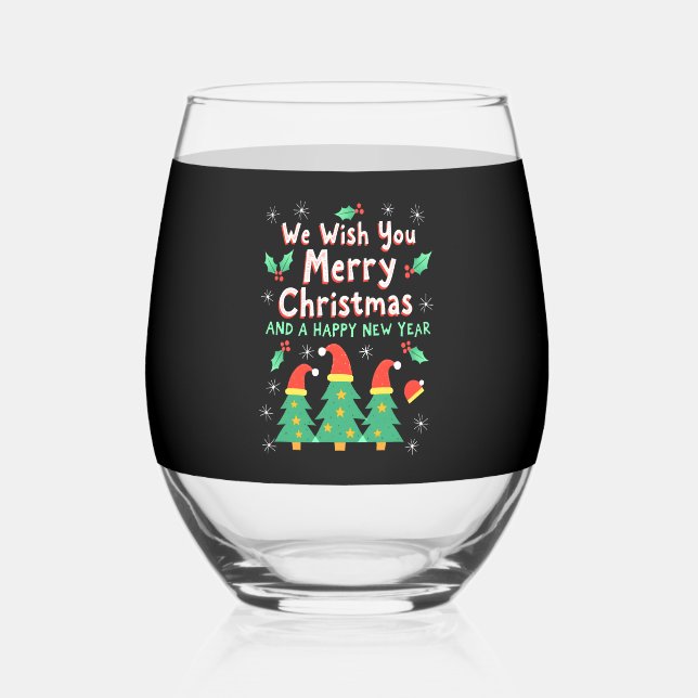 Vaso De Vino Christmas Christmas Christmas Christmas Christmas  (Anverso)