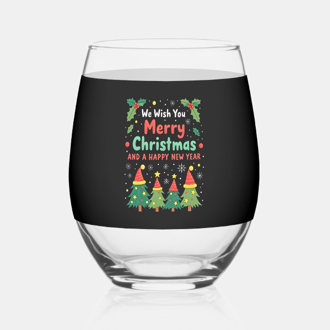 Vaso De Vino Christmas Christmas Christmas Christmas Christmas  (Anverso)