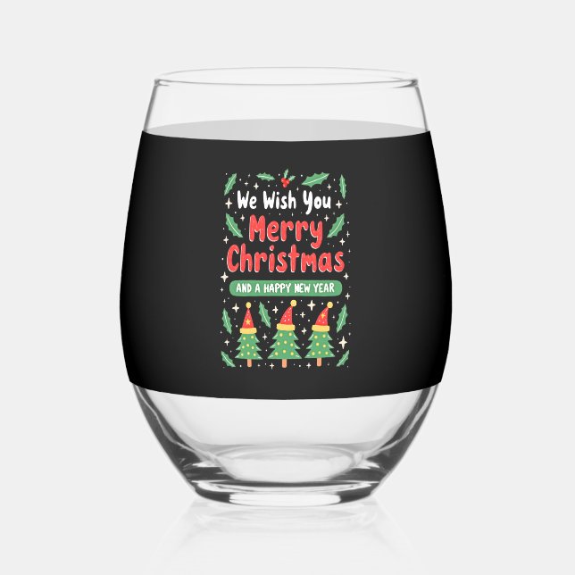 Vaso De Vino Christmas Christmas Christmas Christmas Christmas  (Anverso)