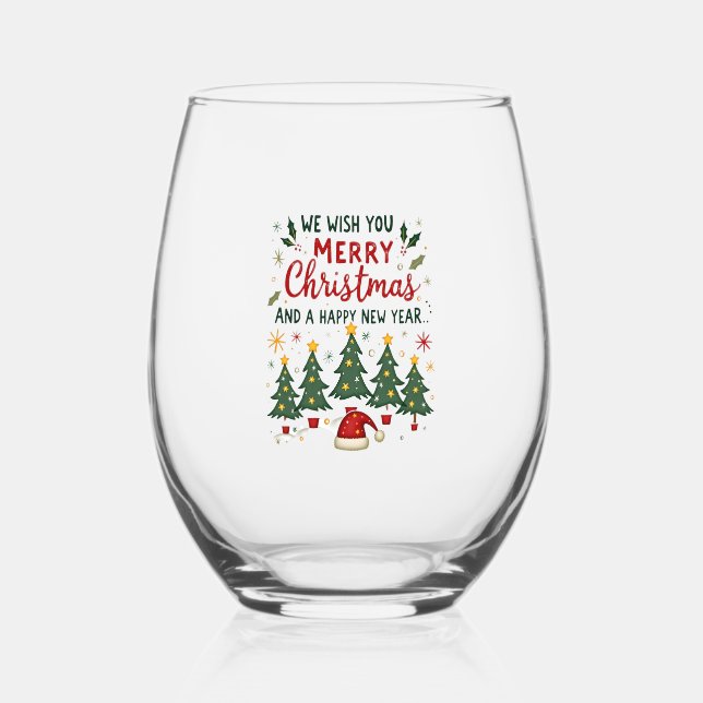 Vaso De Vino Christmas Christmas Christmas Christmas Christmas  (Anverso)