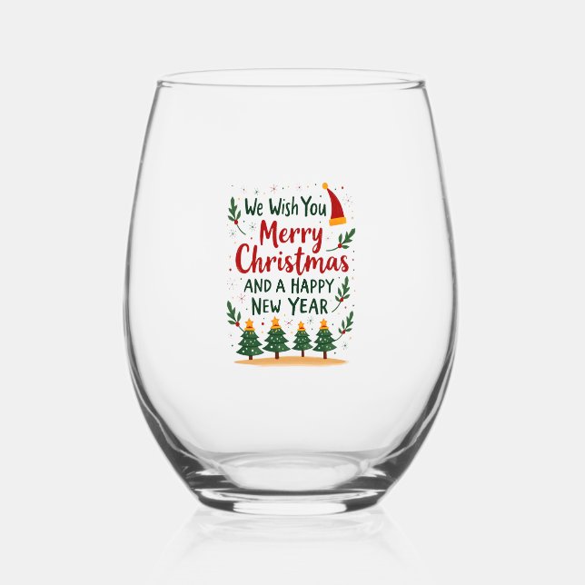 Vaso De Vino Christmas Christmas Christmas Christmas Christmas  (Anverso)