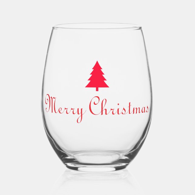 Vaso De Vino Christmas glass (Reverso )