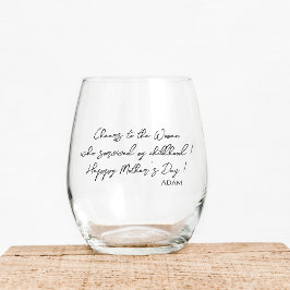 Vaso De Vino Cita graciosa cita el guión moderno del regalo del
