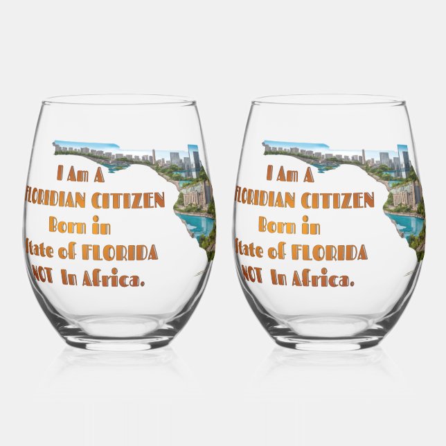 Vaso De Vino Ciudadano Floridano (Izquierda)