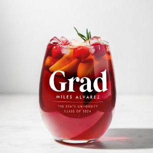 Vaso De Vino Clase de Grado Personalizado Moderno de 2025