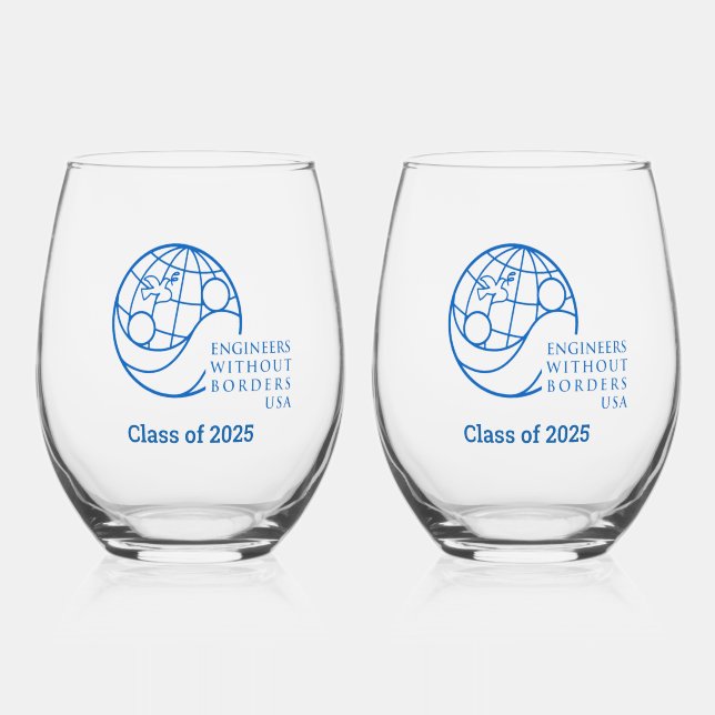 Vaso De Vino Clase EWB-USA de Glasses Wine 2025 Stemless (Anverso)