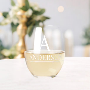 Vaso De Vino Clásico con nombre personalizado 