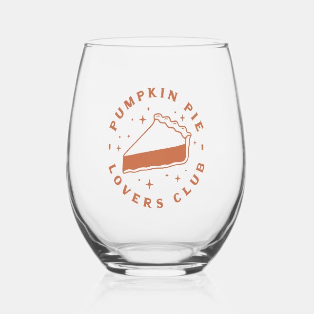 Vaso De Vino Club de amantes de la calabaza (Anverso)