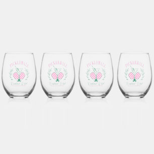 Vaso De Vino Club de Cócteles de Pickleball