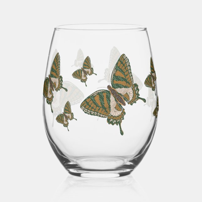 Vaso De Vino Cola de golondrina aborigen (Anverso)