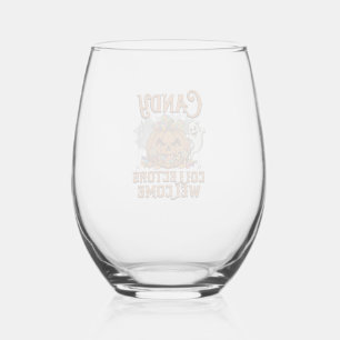Vaso De Vino Coleccionistas de Dulces Bienvenidos Calabaza Fant
