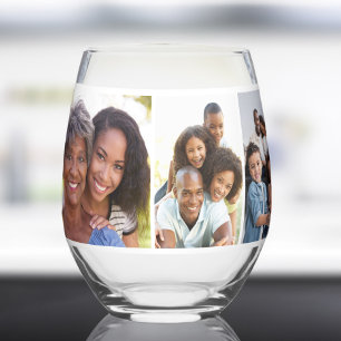 Vaso De Vino Collage de fotos Abuela 5