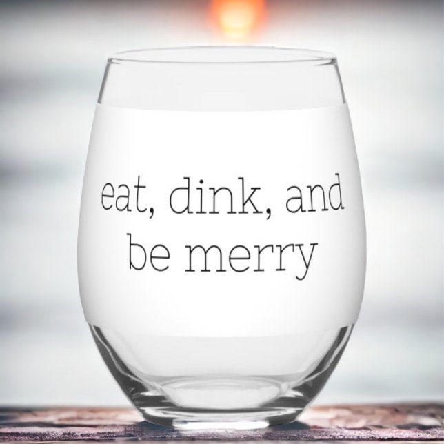 Vaso De Vino Coma Dink y sé merry Pickleball (Subido por el creador)