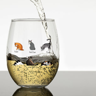 Vaso De Vino Comandos de Cat