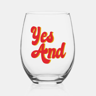 Vaso De Vino Comediante De Yes And Improv Comedy