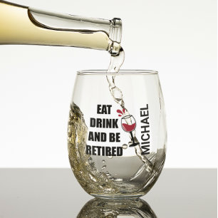 Vaso De Vino Comer Bebida Se Retirará Personalmente