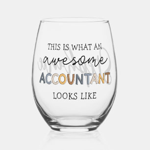 Vaso De Vino Contador personalizado gracioso e impactante