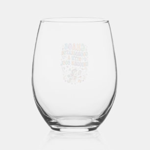 Vaso De Vino Coordinador de Caos de Unicornio con un Alma de Un