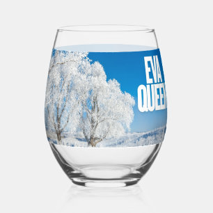 Vaso De Vino Copa de Vidrio personalizado Gla de borrado pers