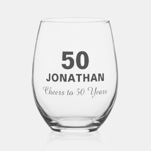 Vaso De Vino Copa de vino de cumpleaños envejecida a la perfecc