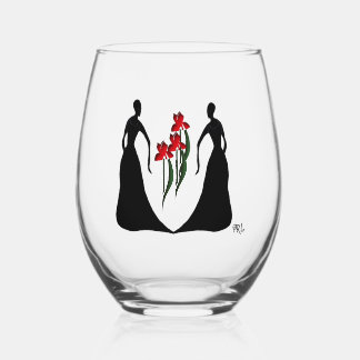 Vaso De Vino Copa de vino sin tallo de 16 oz. Les Femmes