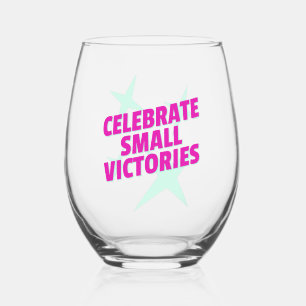 Vaso De Vino Copa de Vino sin Tallo para Celebrar Pequeñas Vict