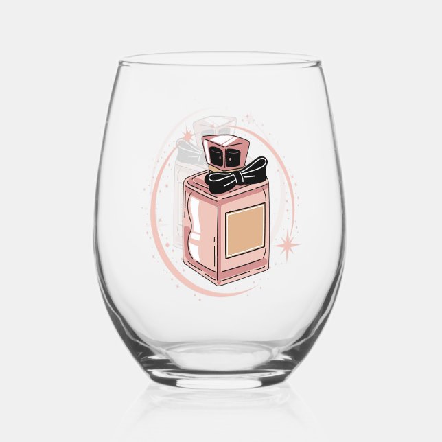 Vaso De Vino Copa de vino sin tallo Perfume (Anverso)