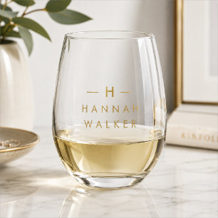 Vaso De Vino Copa de Vino sin Tallo   Regalo Personalizado con 