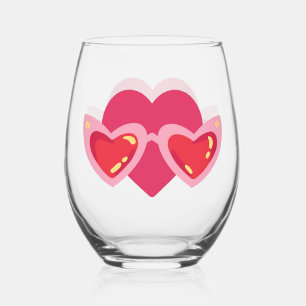 Vaso De Vino Corazón