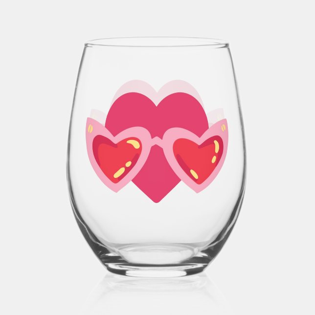 Vaso De Vino Corazón (Anverso)