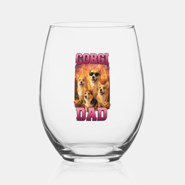 Vaso De Vino Corgi Copiar Copiar Copiar (Anverso)