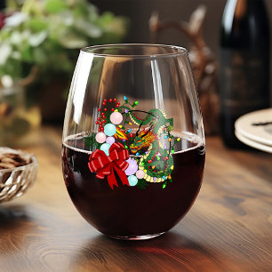 Vaso De Vino Corona de Navidad de dragón chino de fantasía