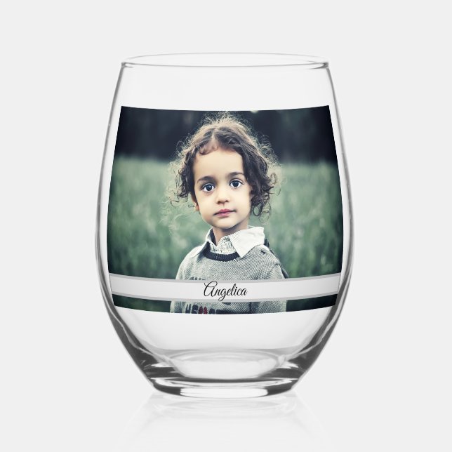 Vaso De Vino Crea tu propia foto (Anverso)