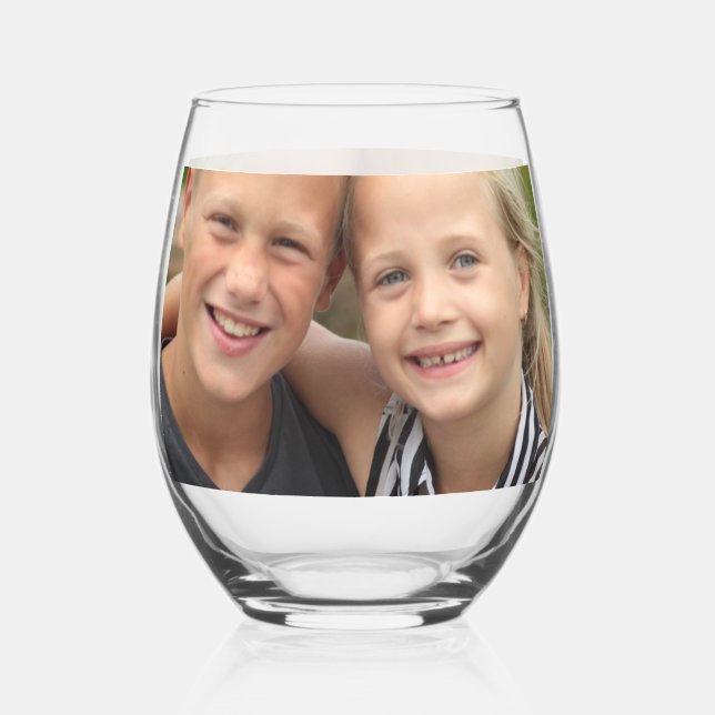 Vaso De Vino Crea tu propia foto (Reverso )