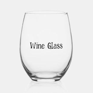 Vaso De Vino Crea tu propia promoción de marca simple