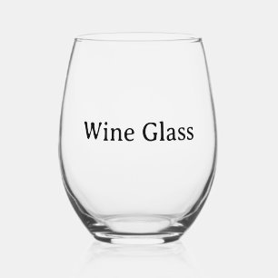 Vaso De Vino Crea tu propio diseño personalizado simple