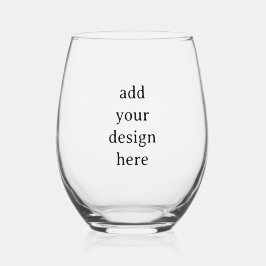 Vaso De Vino Crea tu propio diseño personalizado simple