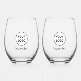 Vaso De Vino Crea tu propio logotipo personalizado, texto