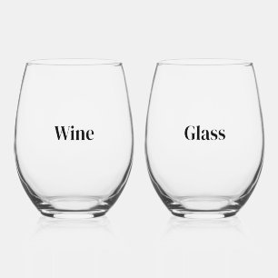 Vaso De Vino Crea tu propio Premium Juego de 2