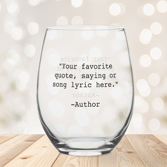 Vaso De Vino Crear su propia cita Personalizado (Subido por el creador)