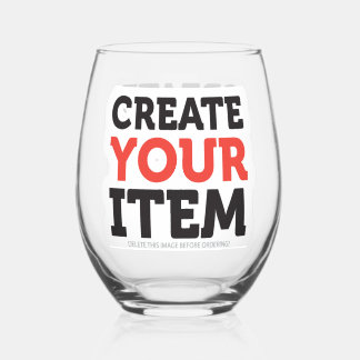 Vaso De Vino CREATE-YOUR-OWN DIY Custom upload your design