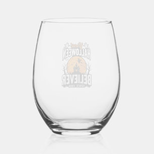 Vaso De Vino Creyente de Halloween Vintage Desde 1966 Gráfico_1