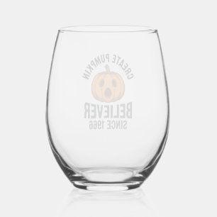 Vaso De Vino Creyente de la Calabaza Desde 1966 Vintage Diseño