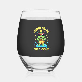 Vaso De Vino Cuarto Grado Tortuga-increíble Primer Día de Cuart