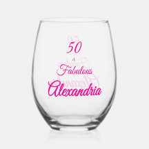 Cumpleaños 50 y fabuloso Rosa Negro 50