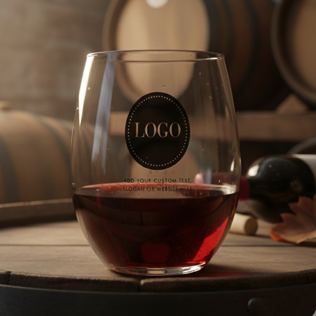 Vaso De Vino Custom Personalized Logo and Text  (Subido por el creador)