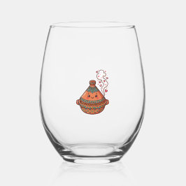 Vaso De Vino Cute Kawaii Comida Marroquí Tajine Sticker Cultura